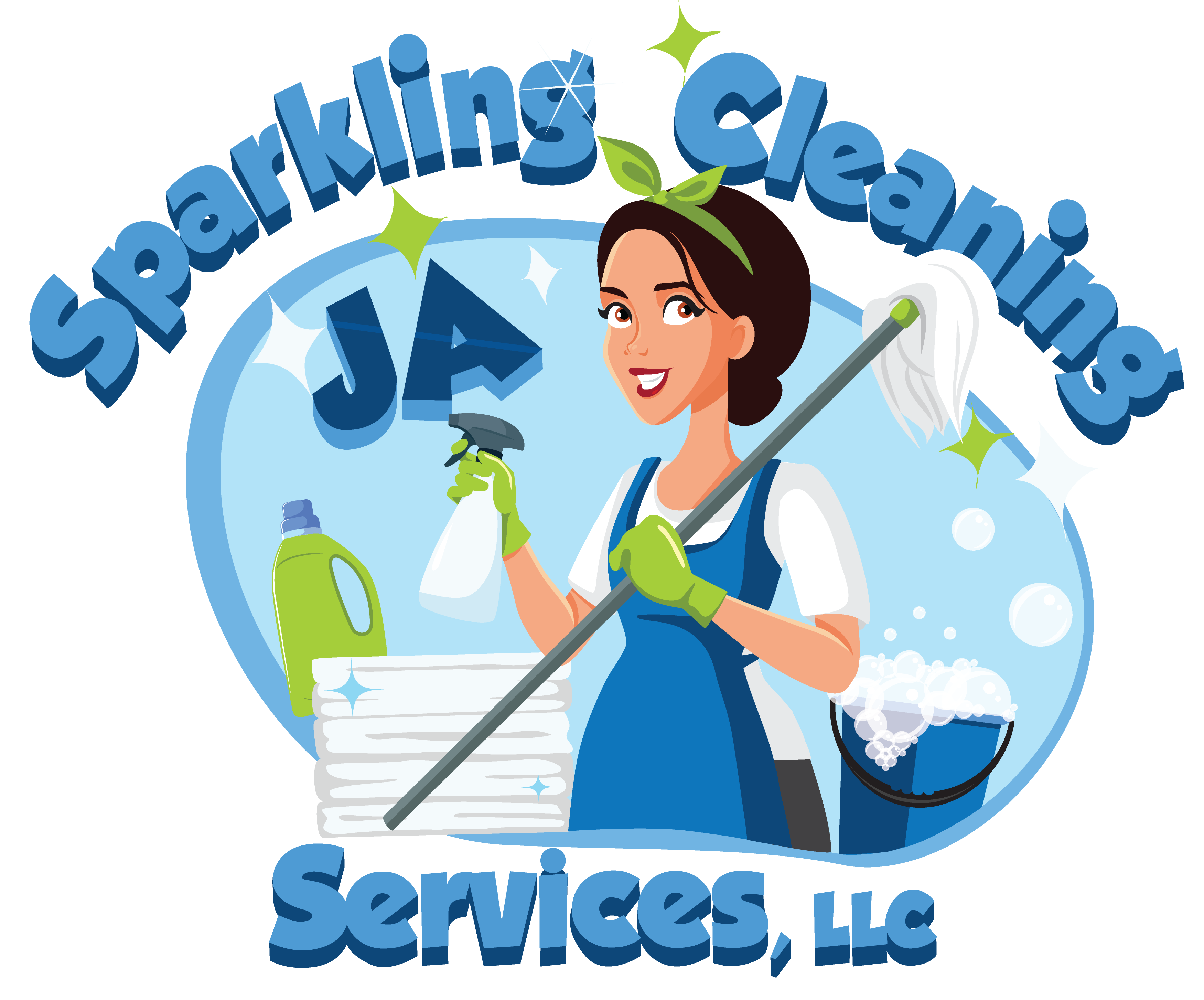 Sparkling Cleaning Services Logo